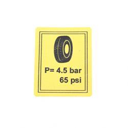 DECAL TIRE PREASURE (Genie GN09.4618.0061GT)