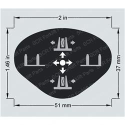 DECAL - FORK FUNCTION (Linde LI0009381022)