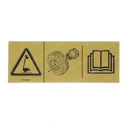 DECAL - TIPOVER TIRES SYMB (Genie GN114249GT)