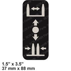 DECAL - FORK FUNCTION (Linde LI000.938.16.60)