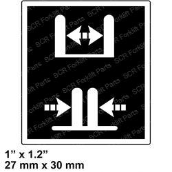DECAL - FORK SHIFT (Hyster HY0309734)