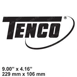 DECAL - TENCO LOGO BLACK 9X4 (Anderson SY1238735)