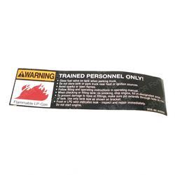DECAL - PARK SAFETY (Komatsu KO8760911)