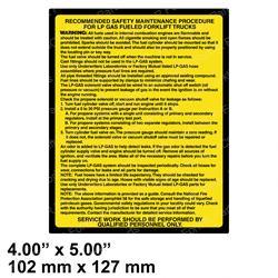 NAME PLATE - SAFETY AFS M486 (Komatsu KO8766064)