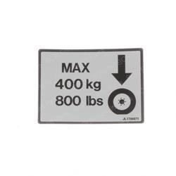 DECAL -  1230ES WHEEL LOAD (JLG JLNA1706671)