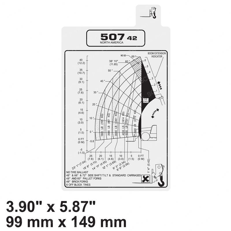 F/CHART 507-42 BOOM NOSE (P90) JC400/A9781 jc400-a9781 product image
