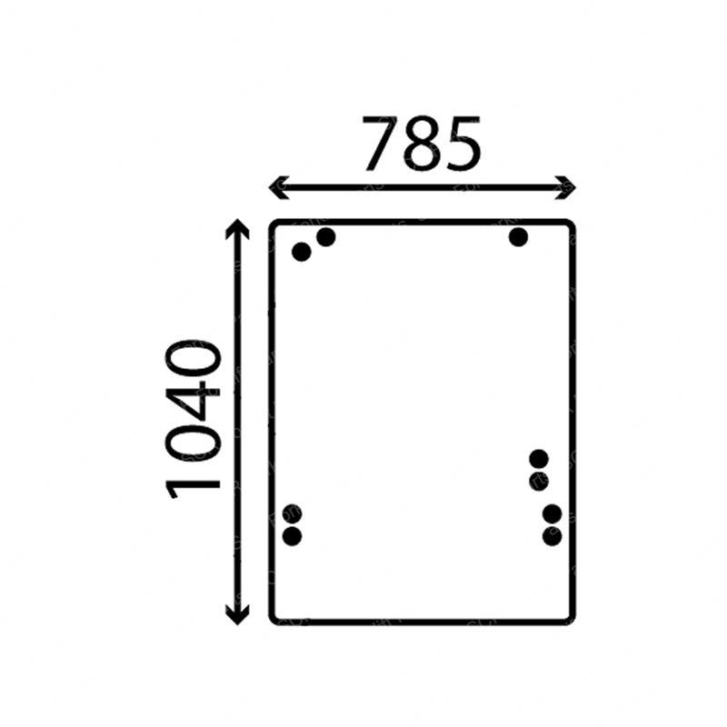 FRONTWINDOW-CLEAR JC827/20108 jc827-20108 product image