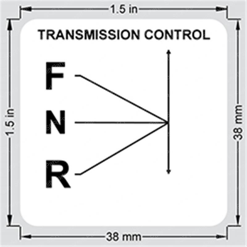 DECAL  TRANSMISSION CONTROL GN4-1401-10 gn4-1401-10 product image