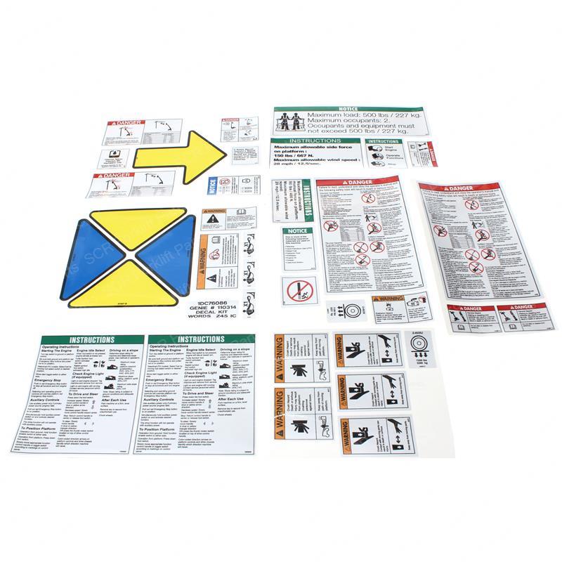 DECAL KIT WORD Z45IC GN110314 gn110314 product image