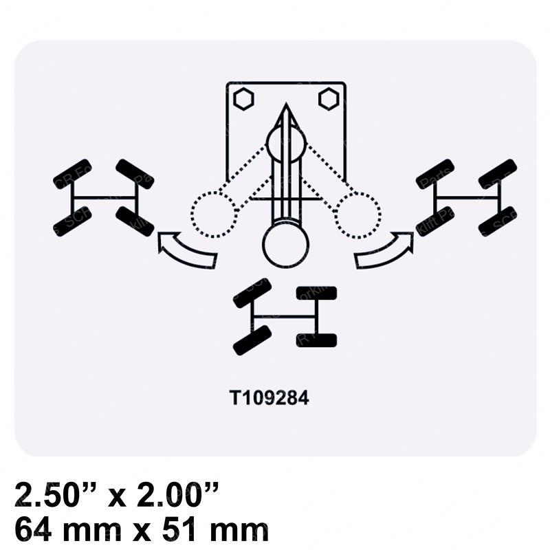 DECAL-STEERING SELECTOR-6K8K GNT109284 gnt109284 product image