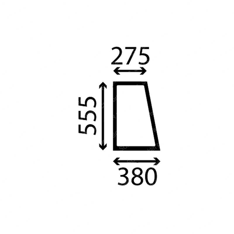 REAR LEFT WINDOW  LOPRO JL7029568 jl7029568 product image