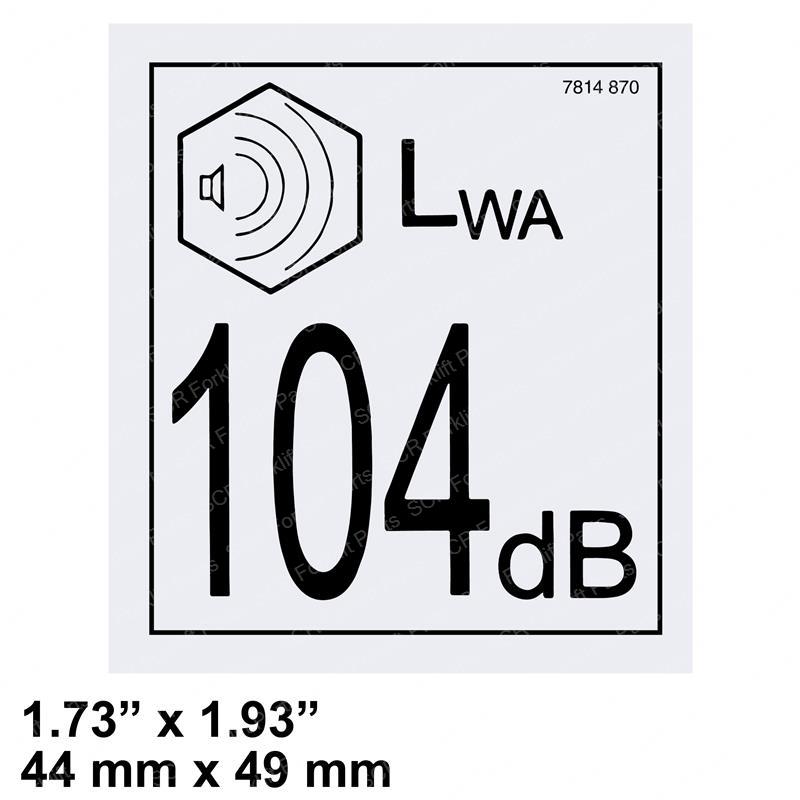 DECAL - DECIBEL 104DB SY1243311 sy1243311 product image