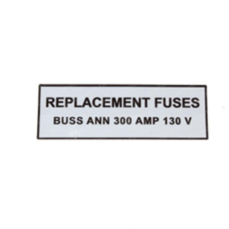 DECAL REPLACEMENT FUSES JL1704720 jl1704720 product image