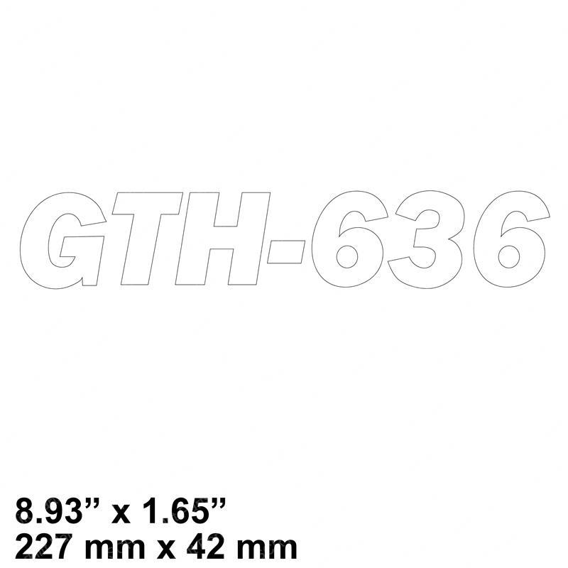 DECAL COSMETIC GTH 636  SMALL GN114088 gn114088 product image