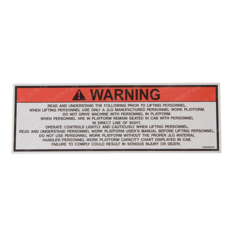 DECAL - OPER INSTRUCTIONS SY1230730 sy1230730 product image