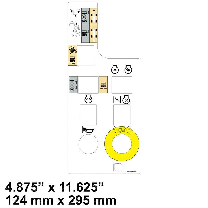 LABEL- CONTROL BOX TOP 68RT JL166089 jl166089 product image
