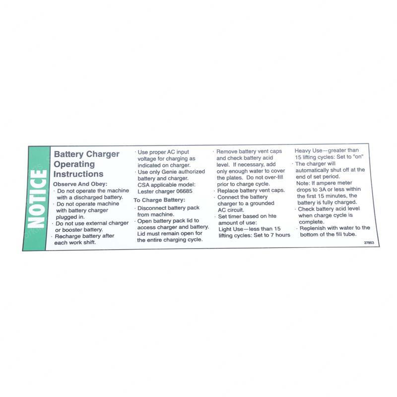 DECAL CHARGER INSTRUCTIONS SY1243847 sy1243847 product image