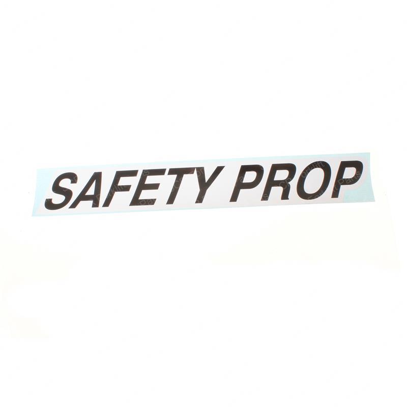DECAL - SAFETY PROP JL1701839 jl1701839 product image