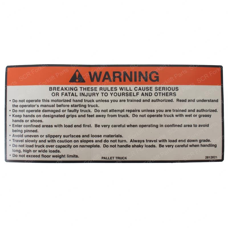 DECAL - SAFETY CL2812621 cl2812621 product image