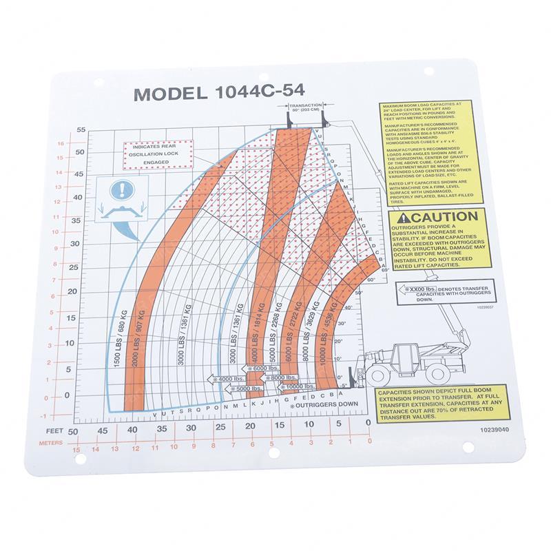 FLIP CARD- MODEL 1044C-54 LOAD JL10239040 jl10239040 product image