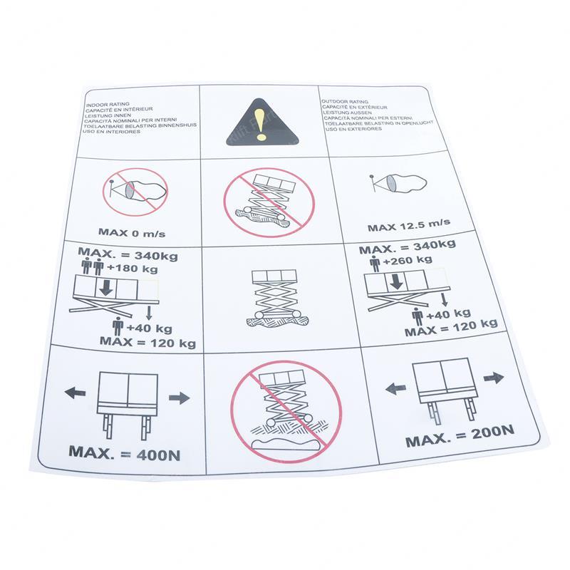 DECAL - CAPACITY (340 KG) JL1703898 jl1703898 product image