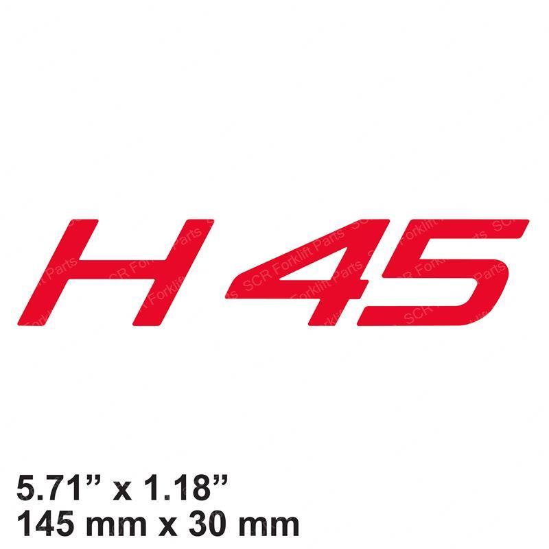 DECAL - MODEL H 45 LI0009382420 li0009382420 product image