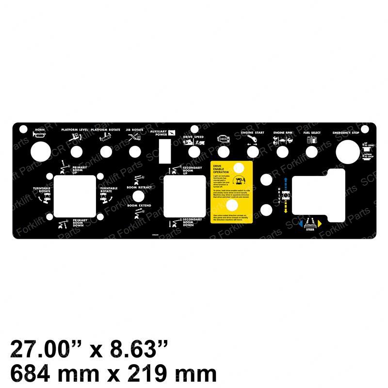 DECAL-  PLATFORM CONTROL PANEL JLGN52230GT jlgn52230gt product image