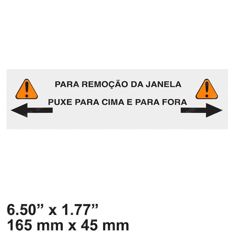 DECAL - PARA REMOCAO DA JANELA BC6726303B bc6726303b product image