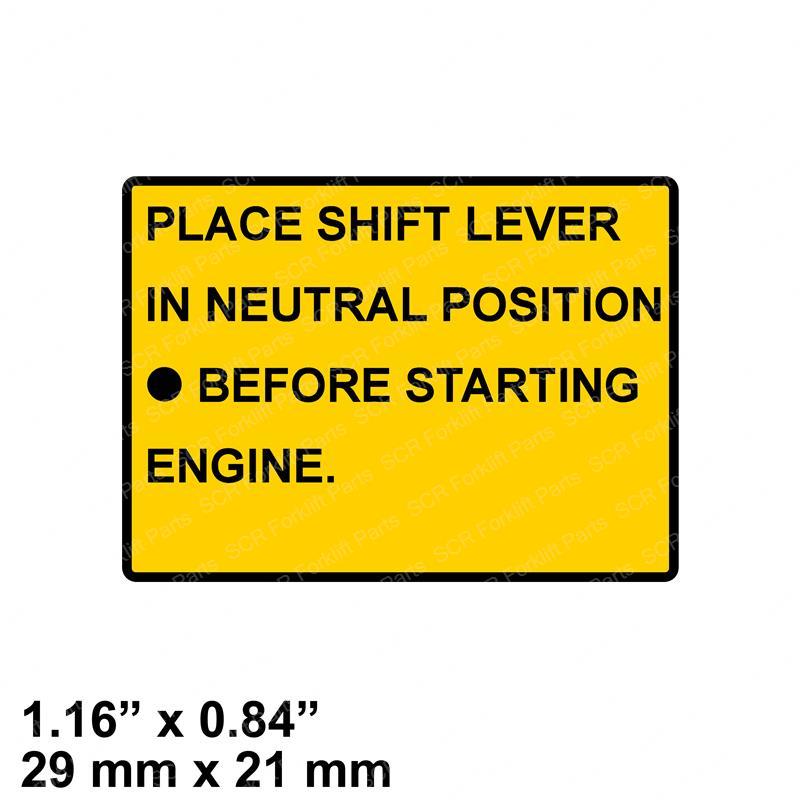 DECAL - SHIFT LEVER CT1046816 ct1046816 product image