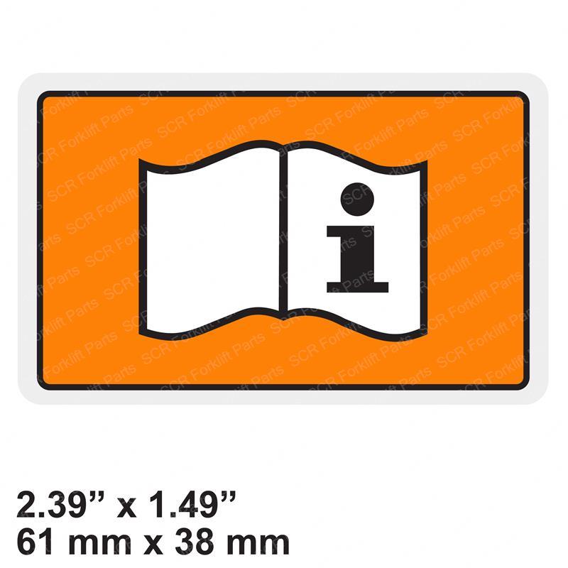 DECAL - PICTORIAL OPER MAN. E GNSJ123628ACGT gnsj123628acgt product image