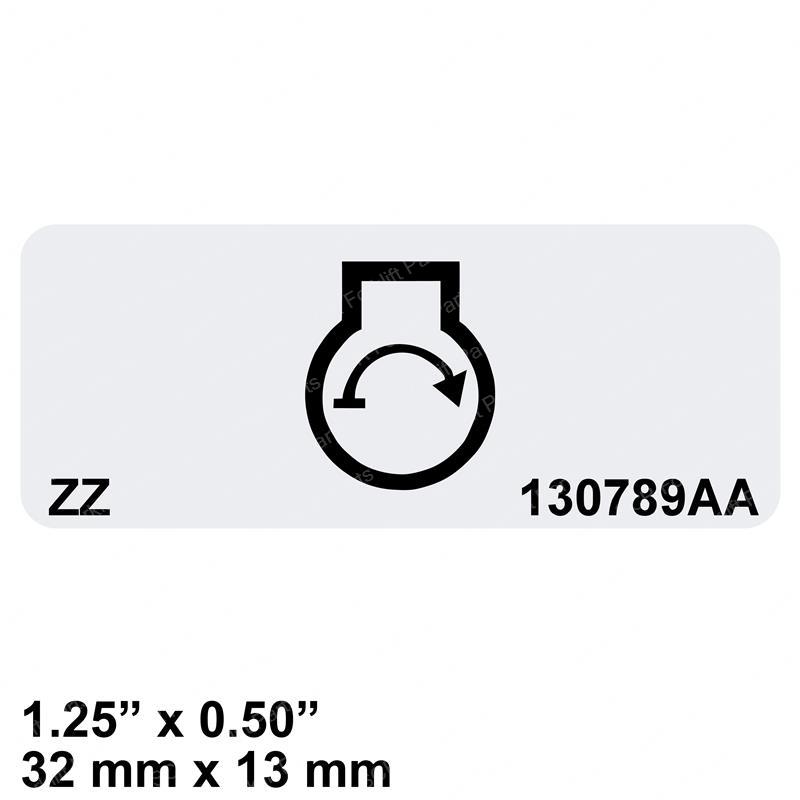 DECAL - ENGINE START SY1230650 sy1230650 product image