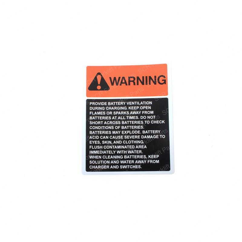 DECAL - BATT CHARGING SAFETY SY1230871 sy1230871 product image