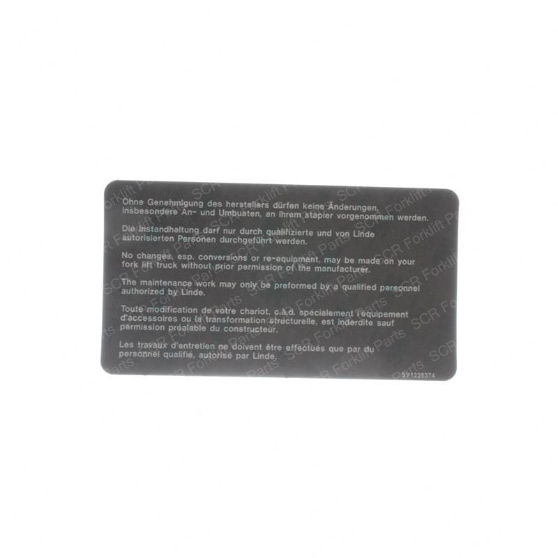 DECAL - MAINT  INSTRUCTIONS LI0009381812 li0009381812 product image