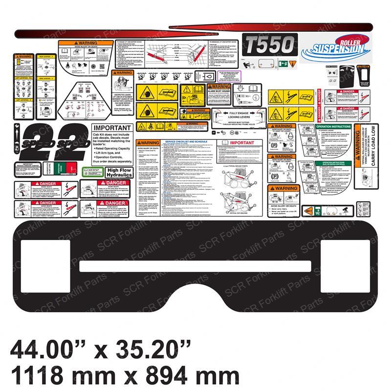KIT - T550 DECAL BC7302895 bc7302895 product image