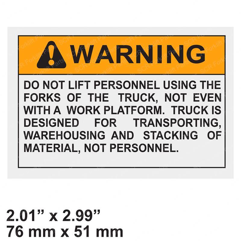 DECAL - WARNING DO NOT LIFT PE LI0009384606 li0009384606 product image