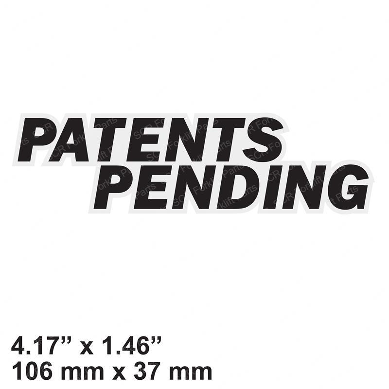 DECAL PATENTS PENDING JL1704723 jl1704723 product image