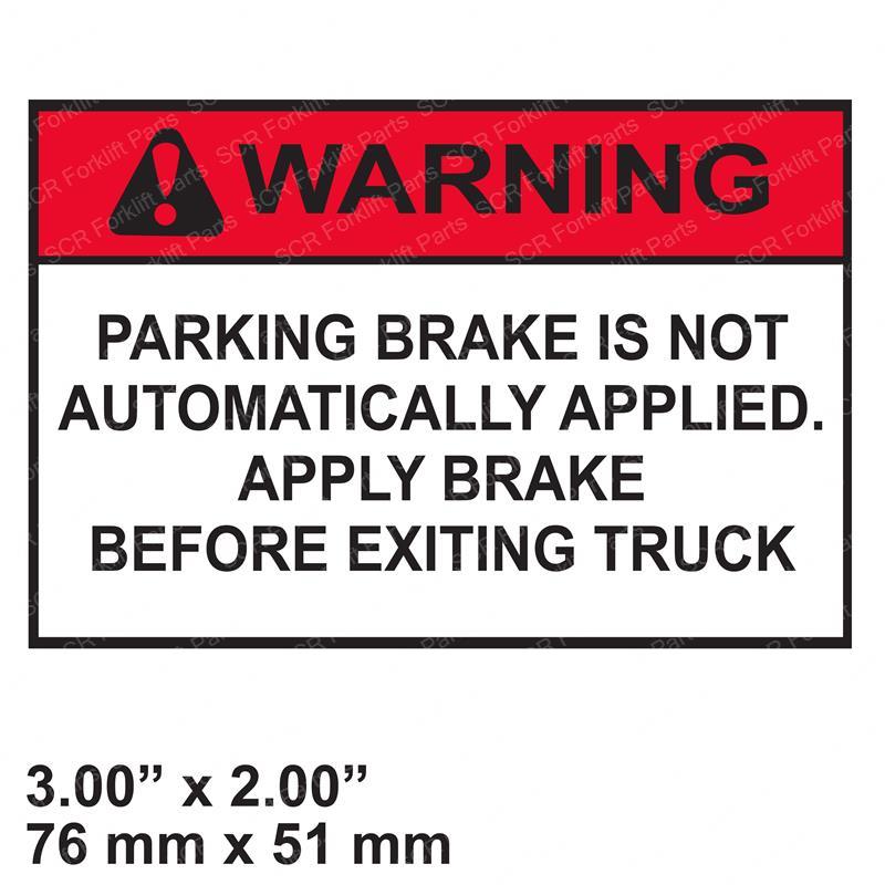 BRAKE-WARNING DECAL LI118029 li118029 product image