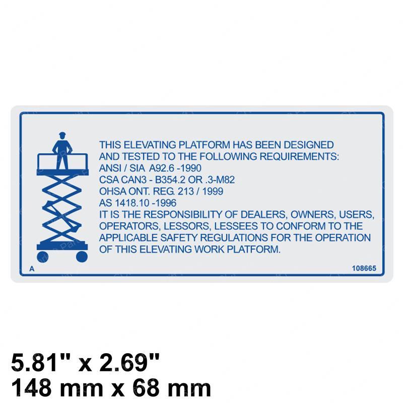 DECAL - OLD STANDARDS JL108665 jl108665 product image
