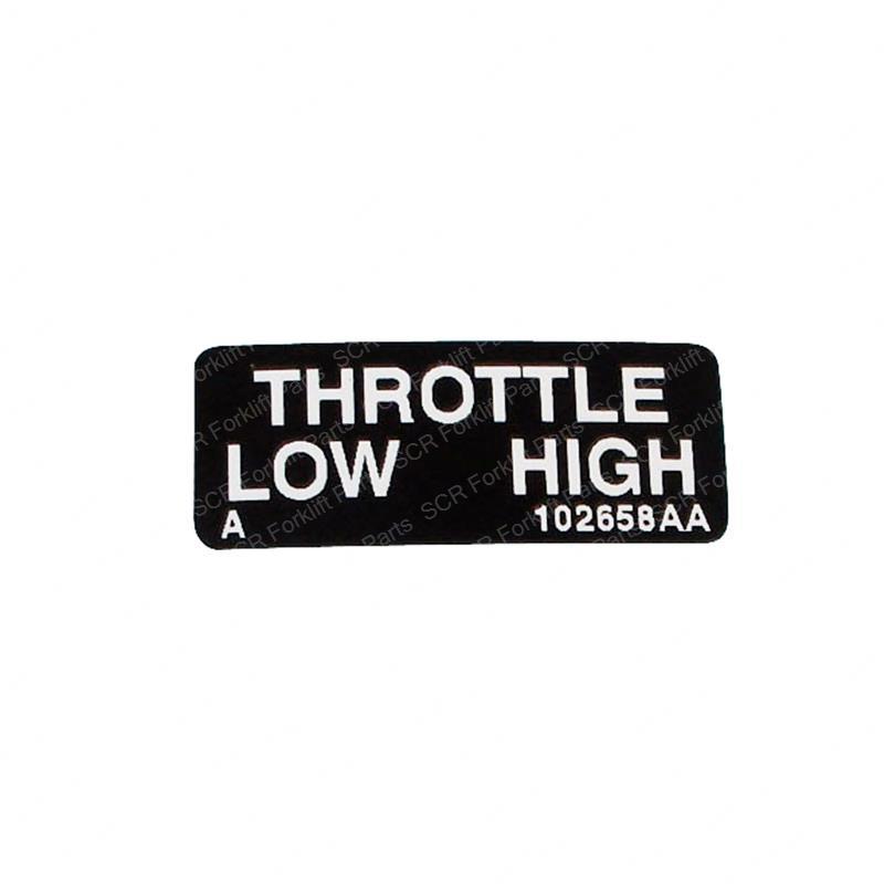 DECAL - HIGH/LOW THROTTLE JL102658 jl102658 product image
