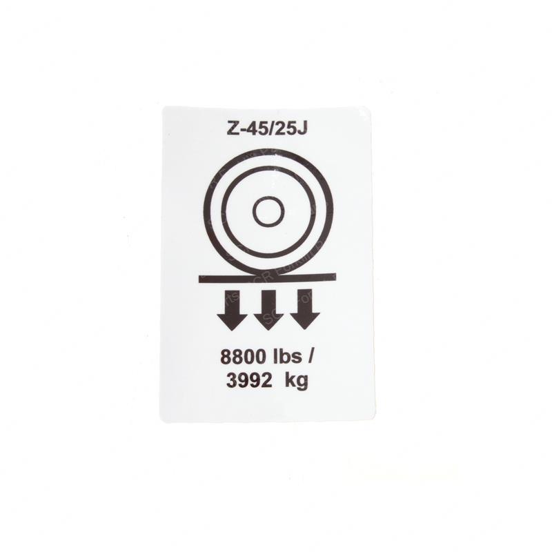 DECAL LABEL WHEEL LOAD Z4525J GN114024 gn114024 product image