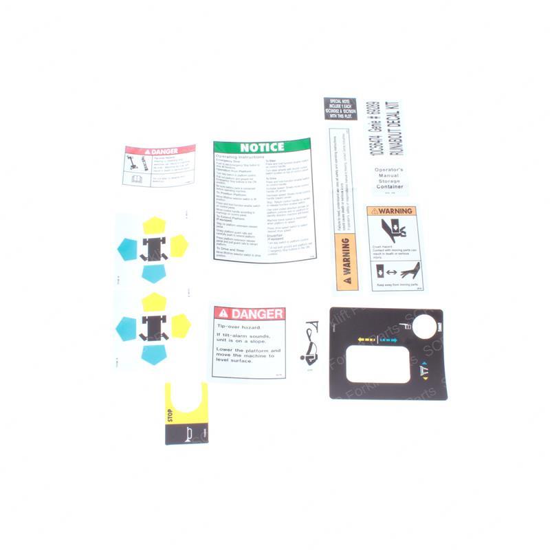 DECAL KIT SAFETY PLATFRM GR SO GN69289GT gn69289gt product image