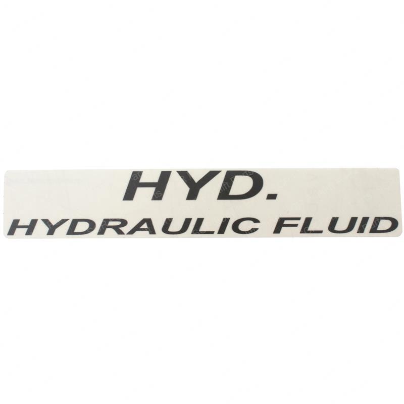 DECAL HYD FLUID (BLACK) JL1700195 jl1700195 product image
