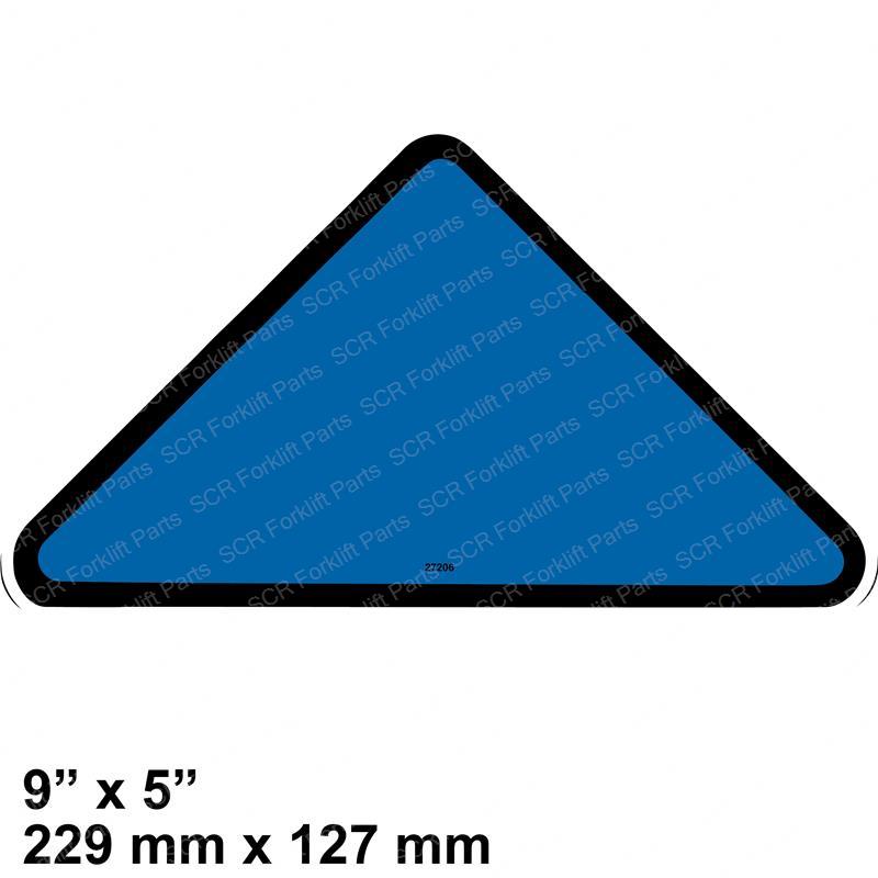 DECAL - TRIANGLE BLUE JL27206GT jl27206gt product image
