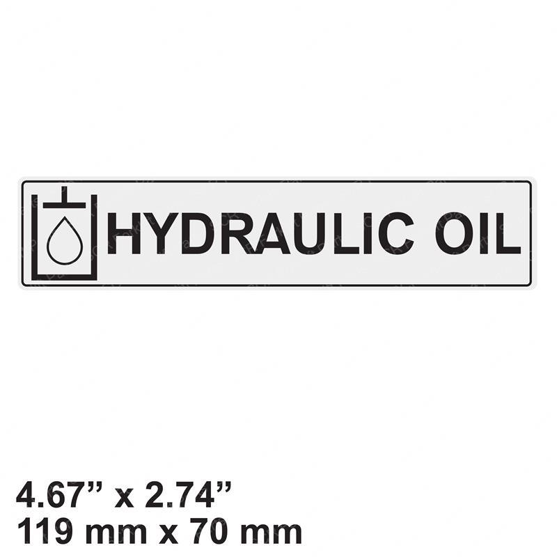 DECAL - HYDRAULIC OIL JL71927 jl71927 product image