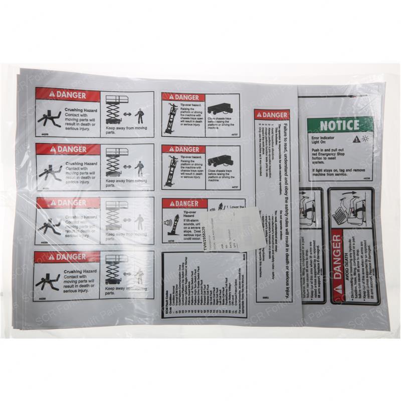 DECAL KIT - COMPLETE 1930 SY1230936 sy1230936 product image