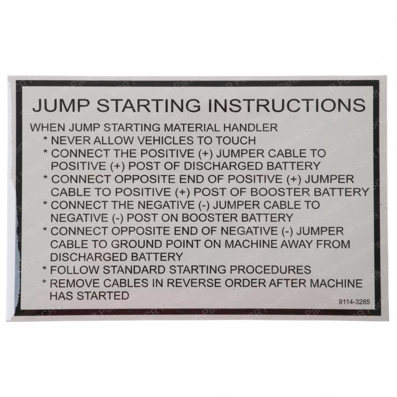 DECAL - INSTRUCTION JL91143285 jl91143285 product image