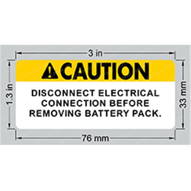 DECAL BATTERY CONNECTION Z30 GN23663 gn23663 product image