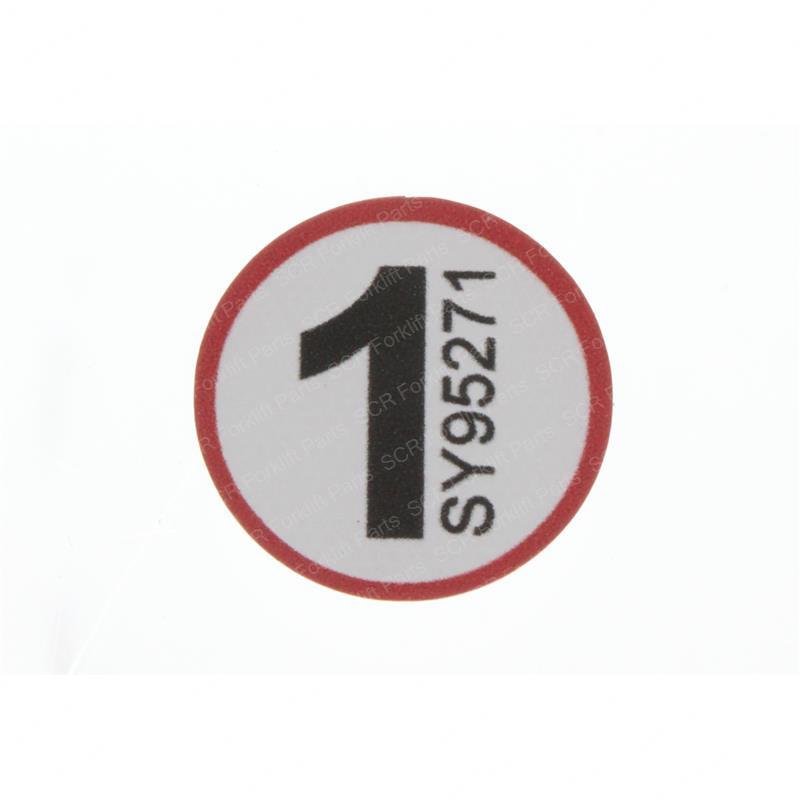 DECAL - MANUAL DESCENT  #1 JL1702903 jl1702903 product image