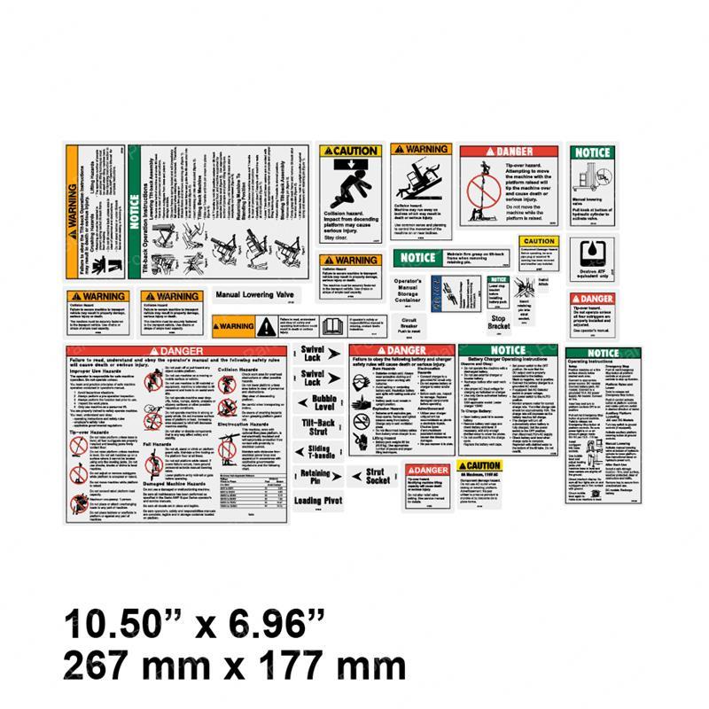 DECAL KIT - SAF/INST AWPS W/ TB GN40298 gn40298 product image