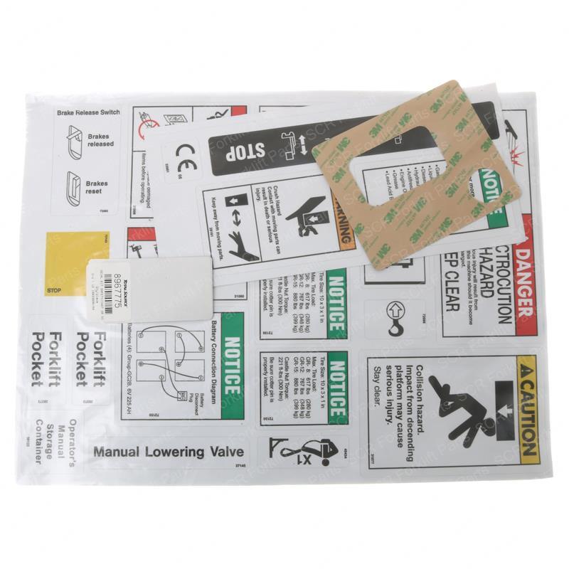 DECAL KIT SAFETY/INST GR SO GN69288 gn69288 product image